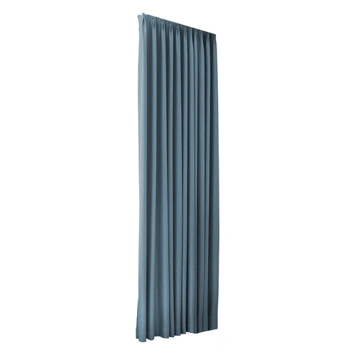  2XBlockout Curtains Chenille 132x250 Blue
