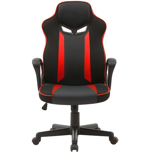 Sarantino Fayzo Racing Reclining Office Gaming Chair Black And Red Adjustable Computer Desk Seat With Adjustable Height, Breathable Mesh Back, Padded 