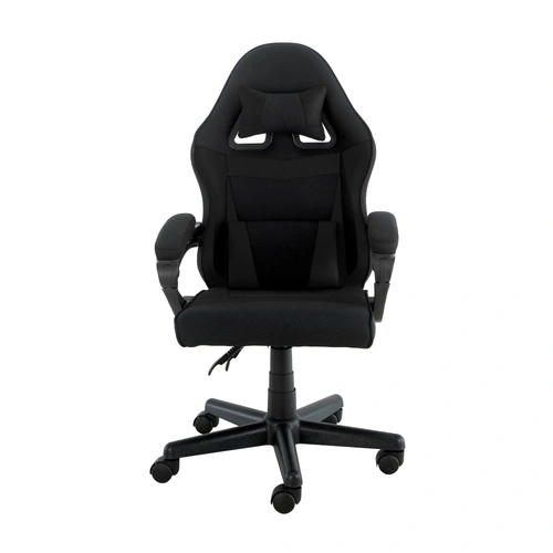 Sarantino Antre Kids Study Gaming Chair Black Adjustable Computer Desk Seat Racing Inspired-look With Adjustable Height, Ergonomic Back Support, Padde