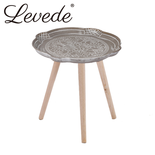 Levede Coffee Table Side End Tables Antique Storage Modern Bedside Plant Stand