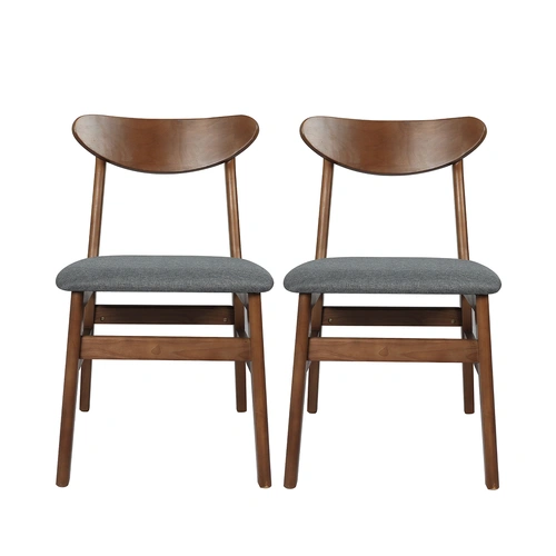  2xDining Chairs Kitchen Chair Brown 2Pack