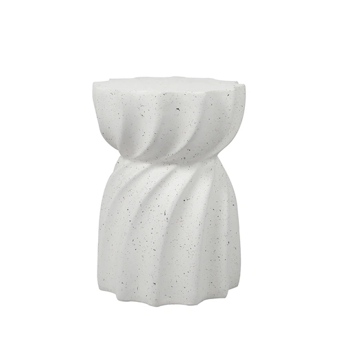 Side Table End Terrazzo Hourglass