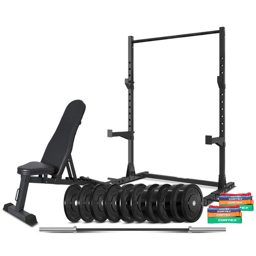CORTEX SR-3 Squat Rack 150kg Home Gym Package