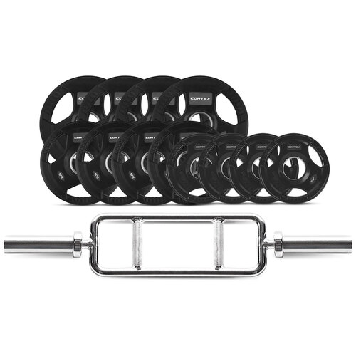 40kg Tri Bar 50mm Olympic Weight Set