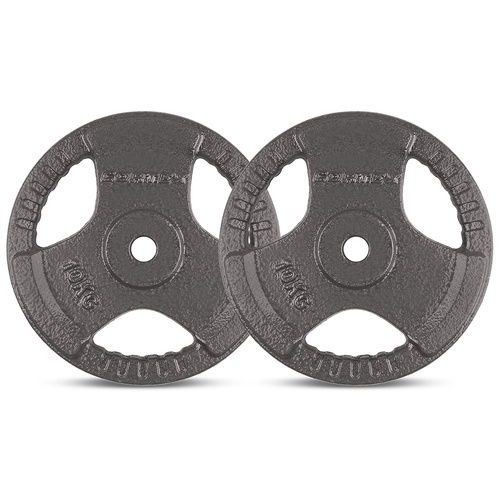 10kg Tri-Grip 25mm Standard Plates (Pair)
