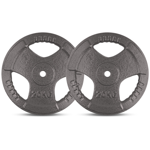 20kg Tri-Grip 25mm Standard Plate (Pair)