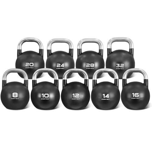 8kg to 32kg Commercial Steel Kettlebell V2 Package