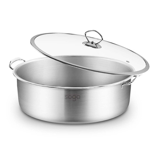 Stainless Steel 28cm Casserole With Lid Induction Cookware