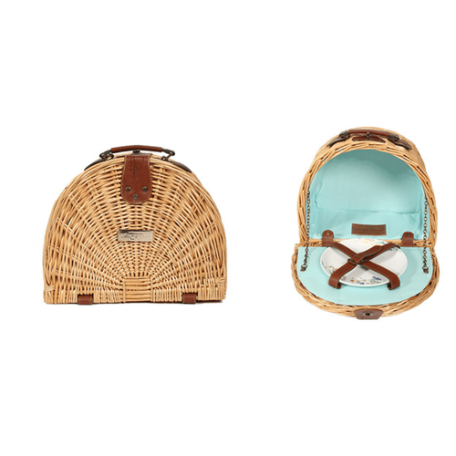   Semi Round Picnic Basket