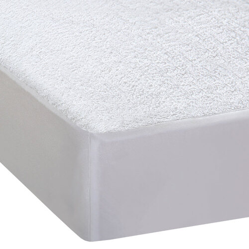 DreamZ Terry Cotton Fully Fitted Waterproof Mattress Protector in Queen Size