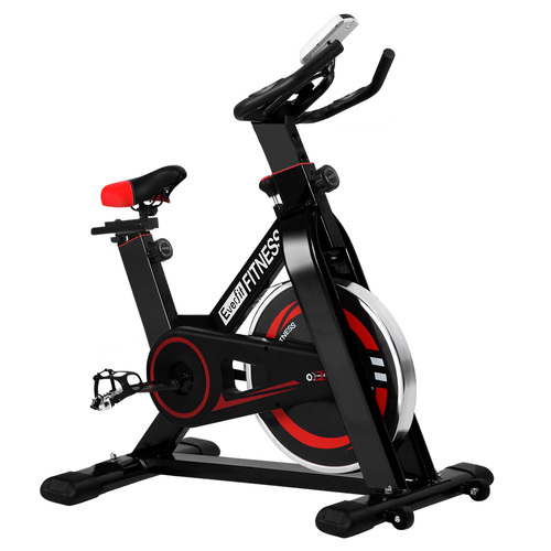 Exercise Bike Cycling Fitness Commercial Home Workout Gym Black