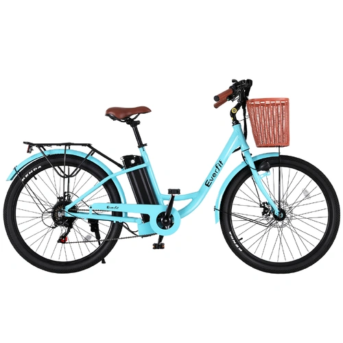 26" Electric Bike City Bicycle eBike e - Bike Commuter w/ Battery BL