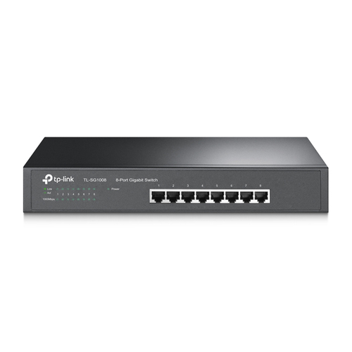 TP-Link TL-SG1008: 8-port Unmanaged Gigabit Rackmount Ethernet Switch