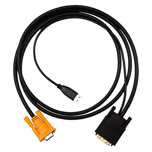  1.8M KVM VGA-DVI Convert Digital Signal Cable for VGA KVM's