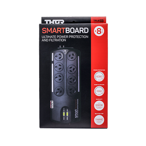 Thor 8 Outlet Smart Board Ultimate Surge Protected Power Board