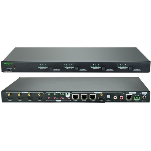 AVGear AVG-CS4K-44-V3 HDBT/HDMI 4 x 4 Matrix Switch