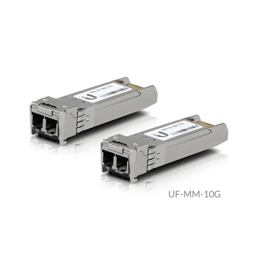 UF-MM-10G Multi Mode Fibre SFP Module. Pack of 2