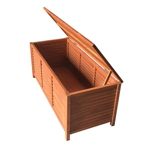 Outoor Fir Wooden Storage Bench 