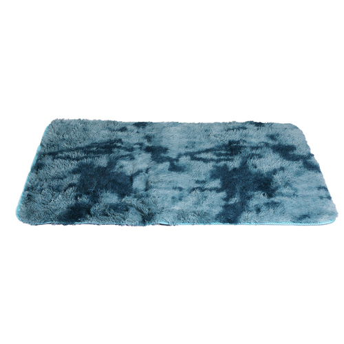 Marlow Floor Rug Shaggy Rugs Soft Large Carpet Area Tie-dyed 120x160cm Blue
