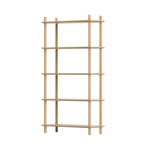 Artiss Bookshelf 5 Tiers Bookcase Display Shelves Wooden Storage Stand Rack Pine