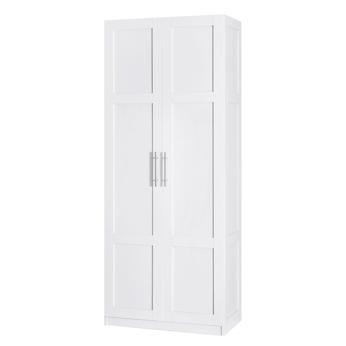 2 Door Buffet Sideboard Cupboard Cabinet Pantry White