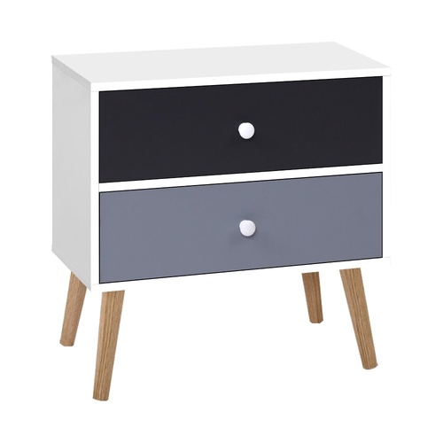 Carrollton Bedside Tables Drawers Side Table Nightstand Lamp Side Storage Cabinet