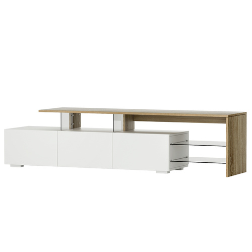 Aldershot TV Cabinet Entertainment TV Unit Stand Furniture With Drawers 180cm Wood