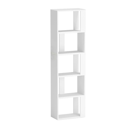 Bookshelf 5 Tiers - LINA White