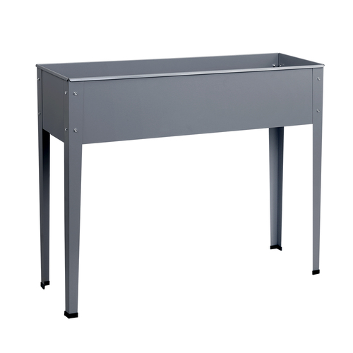 Garden Bed 100X80X30CM Galvanised Steel Raised Planter Standing Box