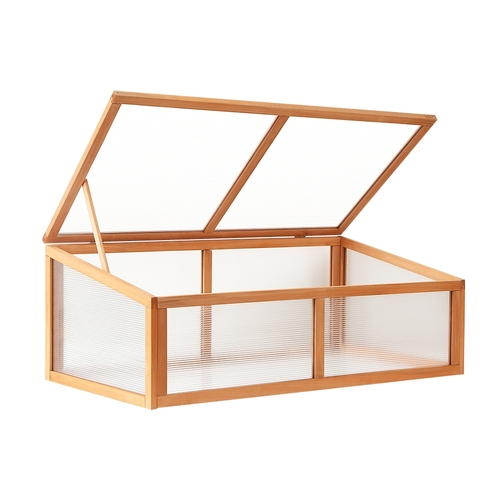 Garden Bed Raised Wooden Planter Box Vegetables 110x58x41.5cm