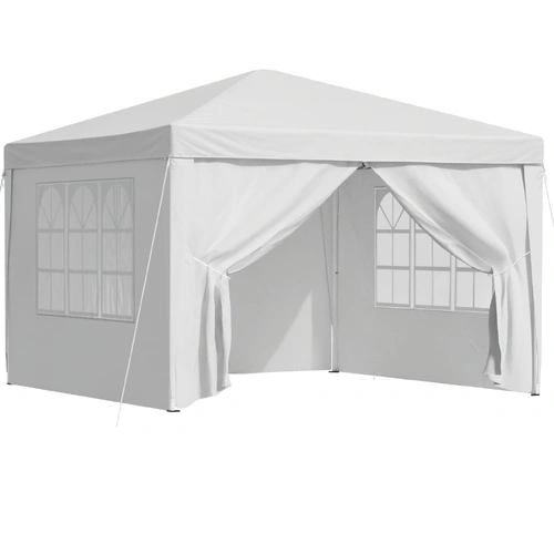 Instahut Gazebo 3x3 Pop Up Marquee Folding Tent Wedding Gazebos Camping Outdoor Canopy White