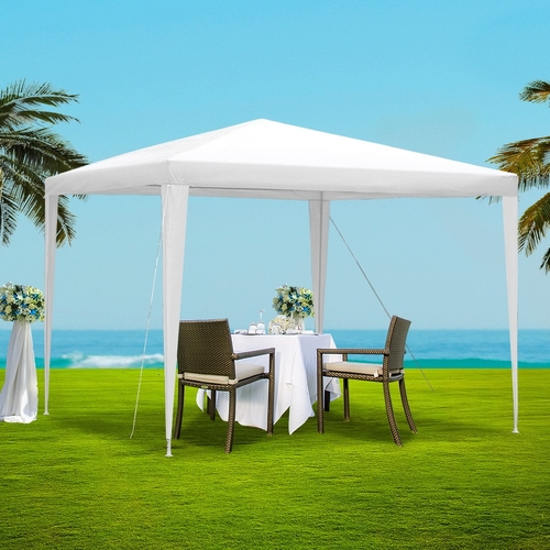 Wedding Gazebo Outdoor Marquee Party Tent Event Canopy Camping 3x3 White