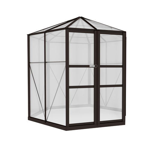 Greenhouse Aluminium 240x211x232 cm Green House Polycarbonate Shed