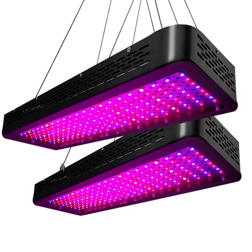 Greenfingers LED Grow Light Kit Hydroponic System 2PC 2000W Full Spectrum Indoor