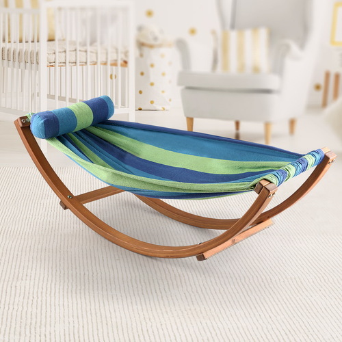 Kids Hammock Chair Swing Bed Children with Pillow