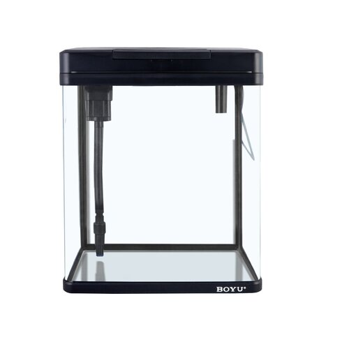 Complete Aquarium Kit With Bio Filter System LED Kit Curved Design