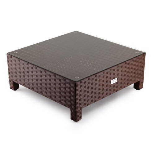 LONDON RATTAN 1pc Coffee Table Outdoor Wicker Sofa Furniture Lounge Garden.