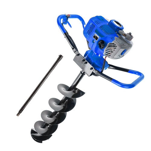 POWERBLADE Post Hole Digger Posthole Earth Auger Fence Borer Petrol Drill