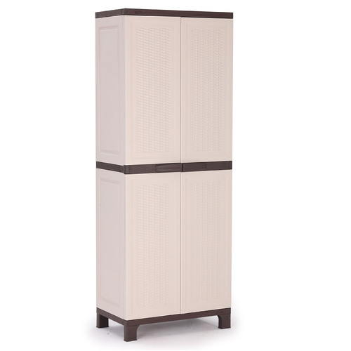 PLANTCRAFT Lockable Outdoor Storage Cabinet - Cupboard Garage Carport Shed