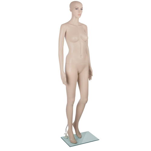 175cm Tall Full Body Mannequin - Skin Coloured