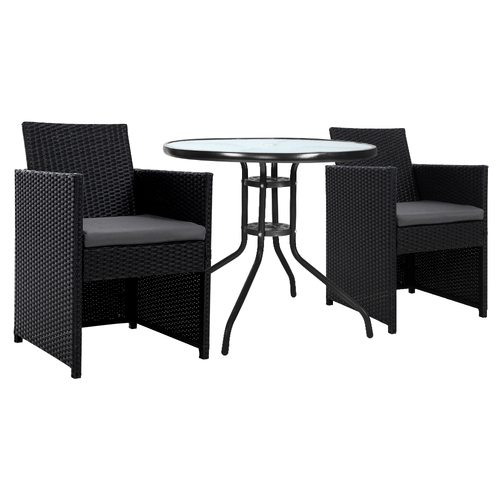 Outdoor Chairs Dining Patio Furniture Lounge Setting Wicker Garden