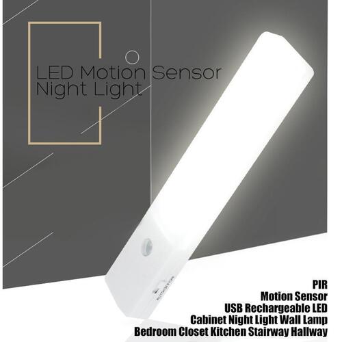 EL608 Rechargeable Infrared Motion Sensor Wall LED Night Light Torch