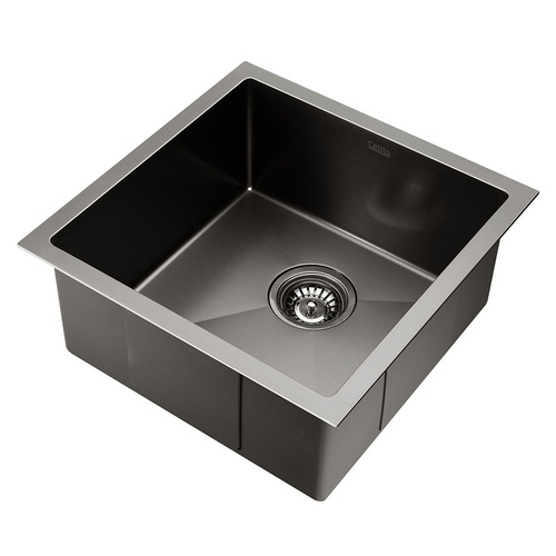 Stainless Steel Kitchen Sink Under/Top/Flush Mount Black