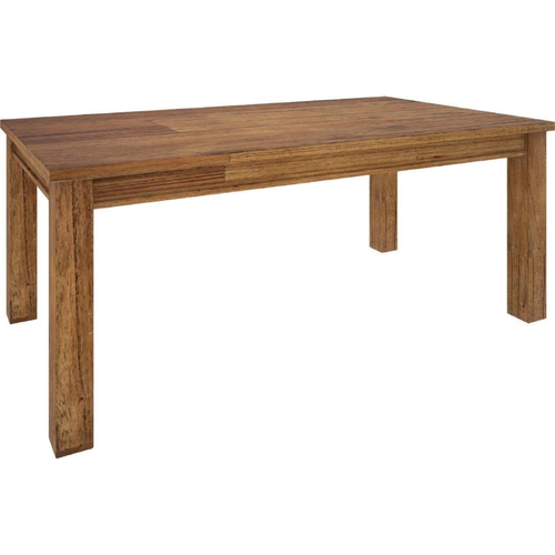 Birdsville Dining Table Solid Mt Ash Wood Home Dinner Furniture - Brown