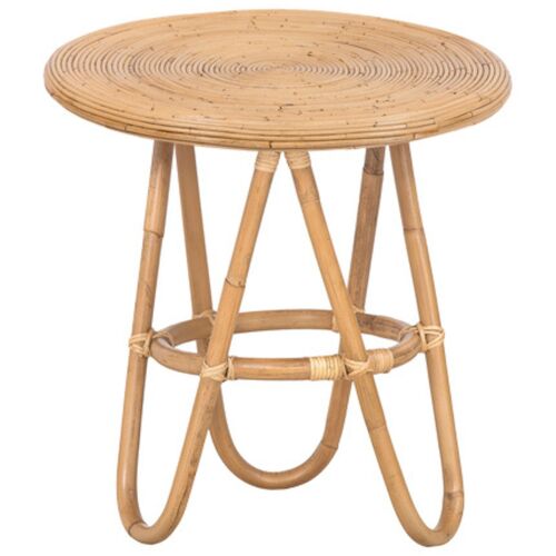 Crocus Rattan Round Coffee Table - Natural