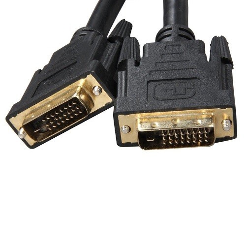 8WARE DVI-D Dual-Link Cable 28 AWG Dual-link DVI-D Male 25-pin