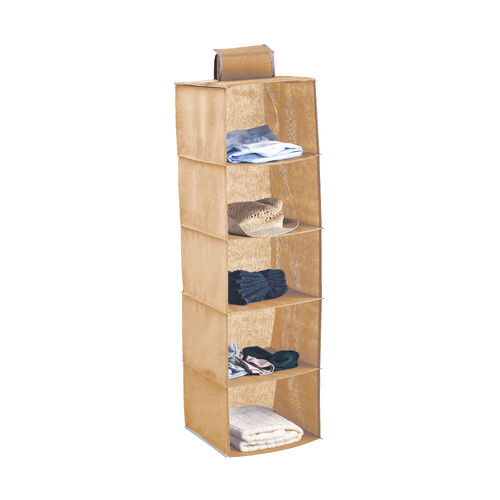 5 Tier Shelf Hanging Closet Organizer and Storage for Clothes