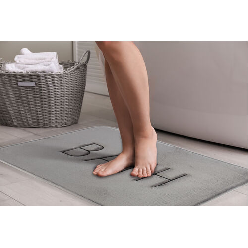 Extra Thick Memory Foam & Super Comfort Bath Rug Mat for Bathroom (60 x 40 cm)