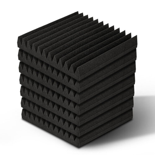 Acoustic Foam Panels Tiles Studio Sound Absorbtion Wedge 30X30CM