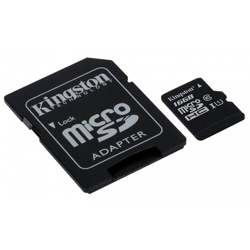 KINGSTON Canvas React: MicroSD 128GB , 100MB/s read and 70MB/s write with SD adapter SDCR